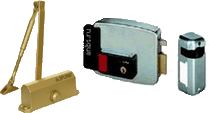 Исполнительное устройство(электромагнитный, электромеханический замок, защелка) в домофонных системах и СКУД