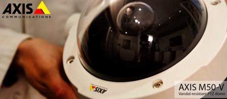 Вандалозащищенная PTZ-камера AXIS M5013-V/M5014-V