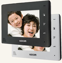 видеодомофон Kocom KCV-A374 со стильным дизайном